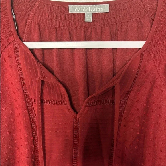 ☀️Danielrainn Long Sleeve Tassel Blouse - Picture 5 of 6